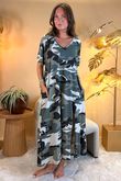 Made in Italy Seven Nations T Shirt Dress Camo /36 =